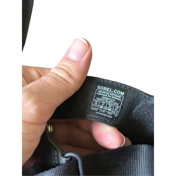 Sorel WOMEN'S KINETIC IMPACT SPORTY SANDALS size 10 Black Chunky Slingback Open - Picture 7 of 14